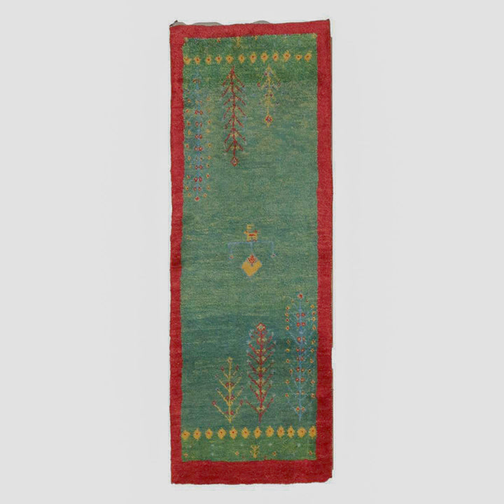 【オーダーメイド受付中】イラン　シラーズ産　ギャッベ 　（br-11625）