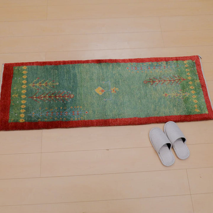 【オーダーメイド受付中】イラン　シラーズ産　ギャッベ 　（br-11625）