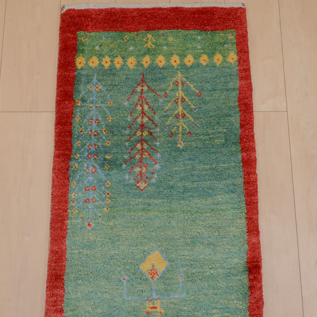 【オーダーメイド受付中】イラン　シラーズ産　ギャッベ 　（br-11625）