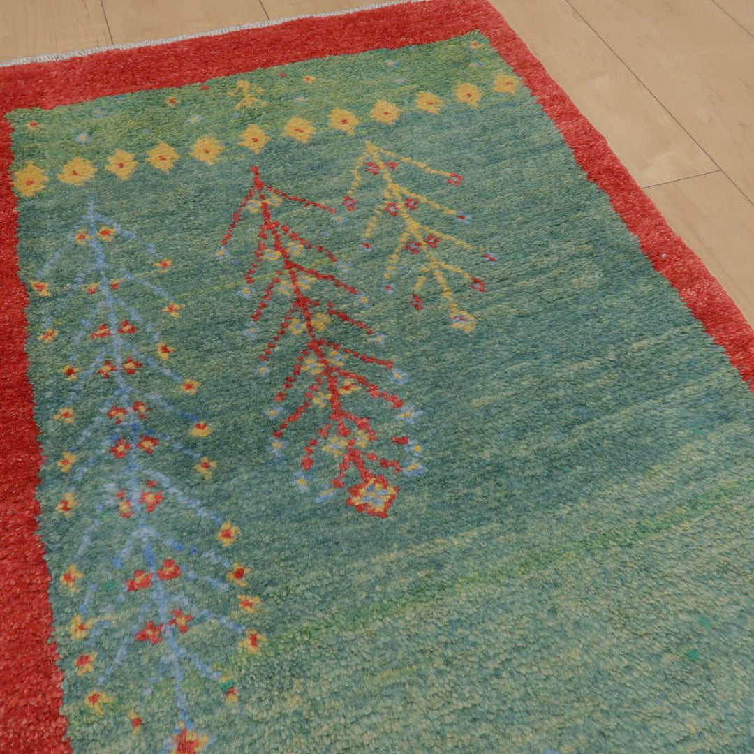 【オーダーメイド受付中】イラン　シラーズ産　ギャッベ 　（br-11625）