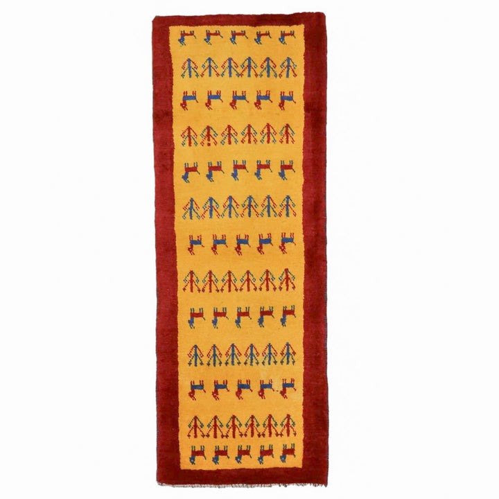 【オーダーメイド受付中】イラン　シラーズ産　ギャッベ 　（br-11627）