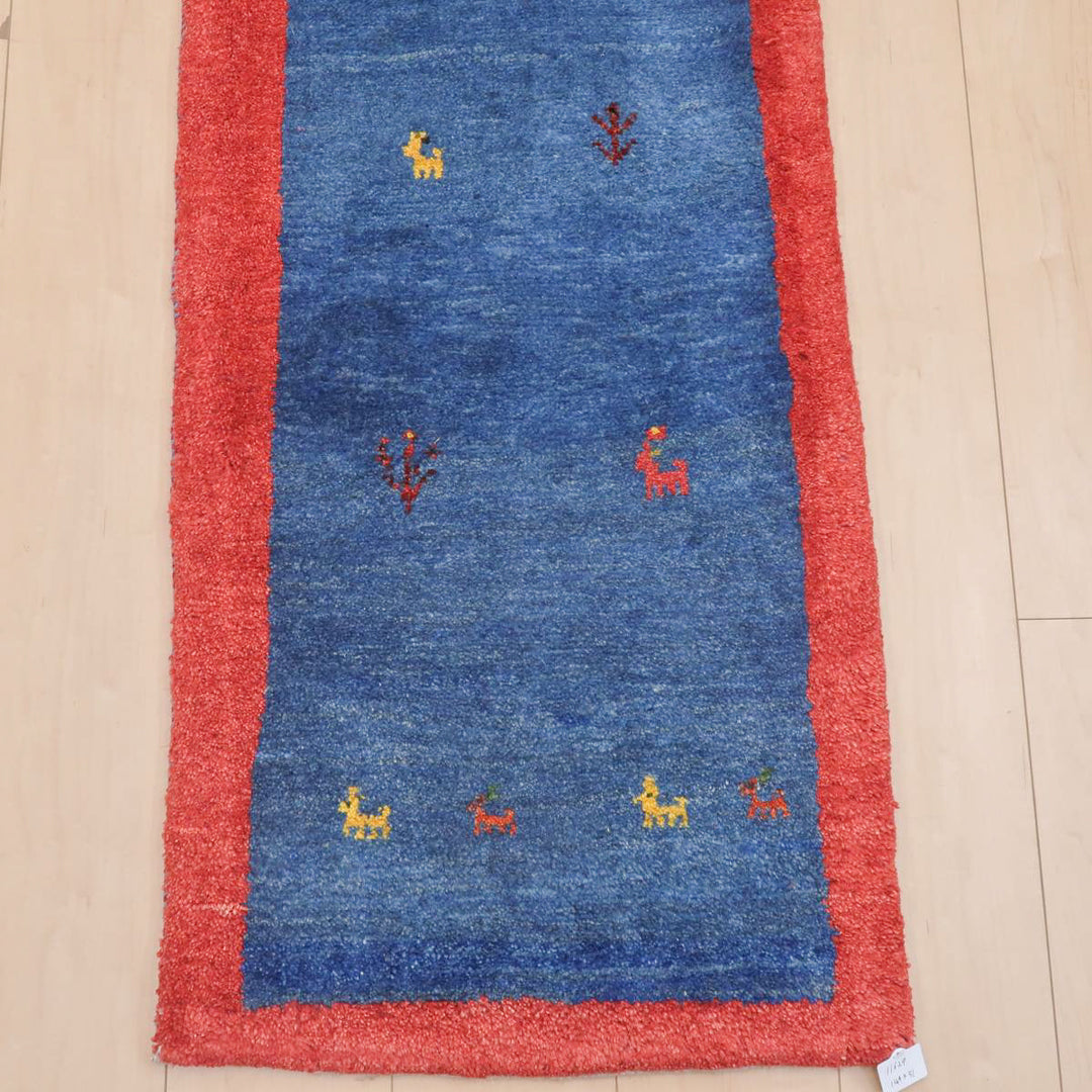 【オーダーメイド受付中】イラン　シラーズ産　ギャッベ 　（br-11629）