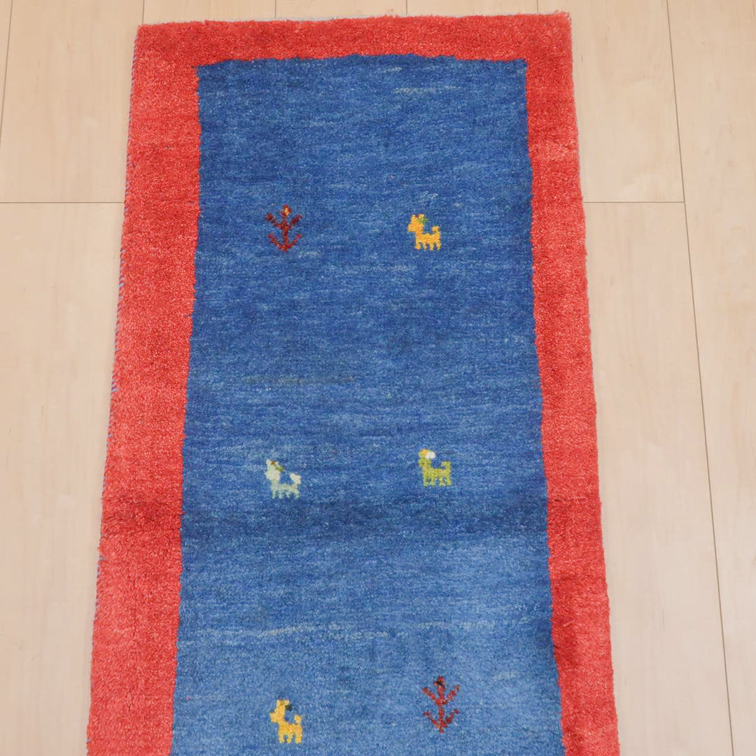 【オーダーメイド受付中】イラン　シラーズ産　ギャッベ 　（br-11629）