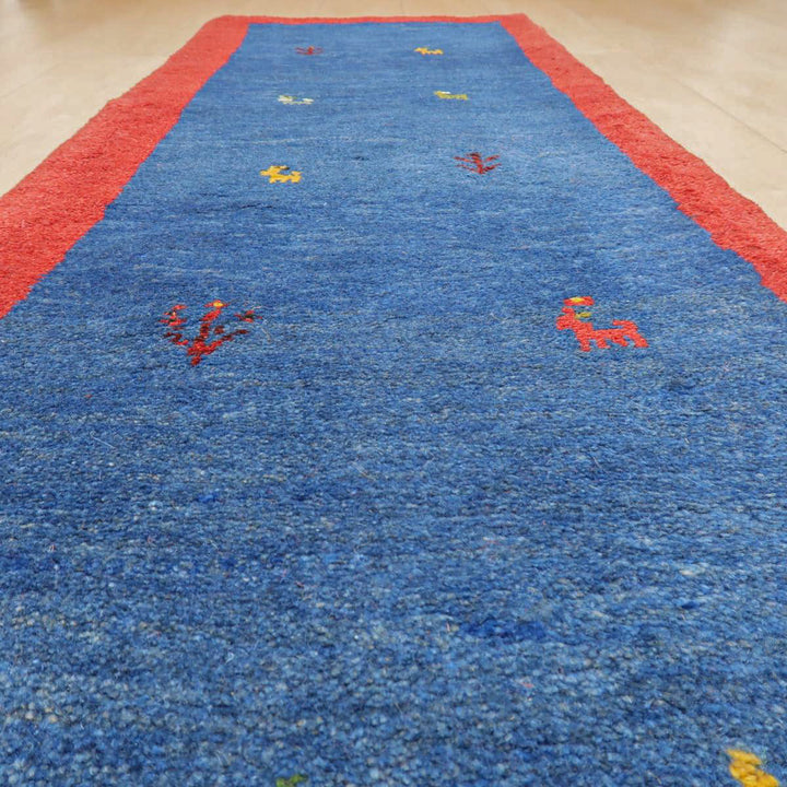 【オーダーメイド受付中】イラン　シラーズ産　ギャッベ 　（br-11629）