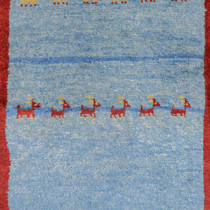 【オーダーメイド受付中】イラン　シラーズ産　ギャッベ 　（br-11630）