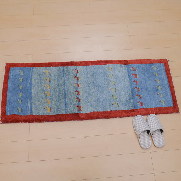 【オーダーメイド受付中】イラン　シラーズ産　ギャッベ 　（br-11630）