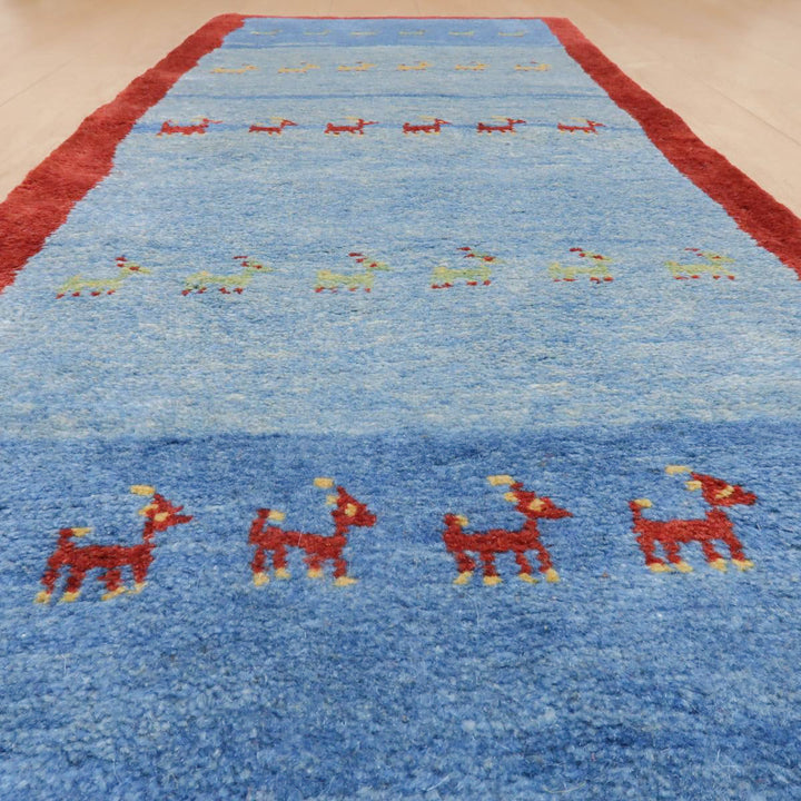 【オーダーメイド受付中】イラン　シラーズ産　ギャッベ 　（br-11630）