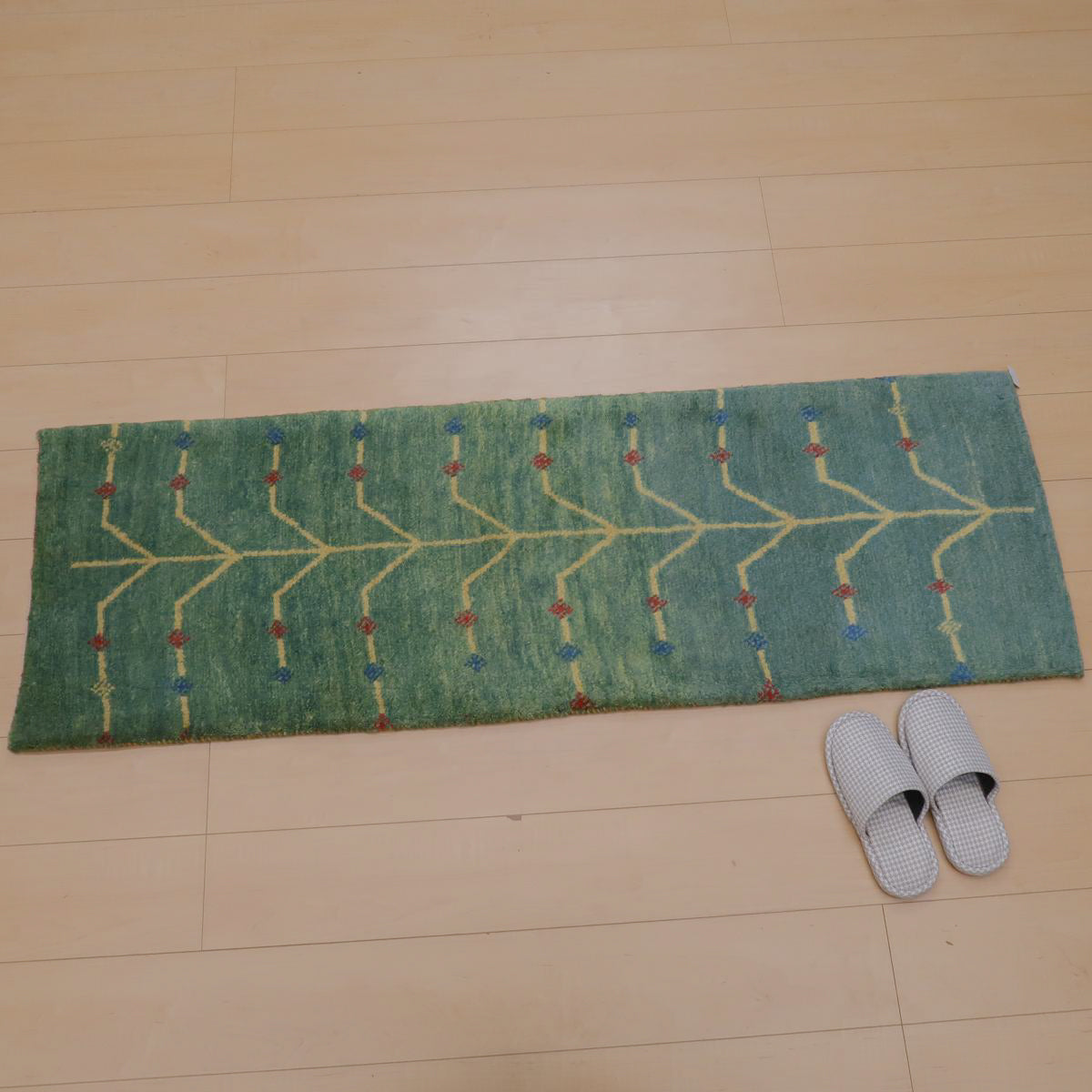 122×42cm ペルシャ絨毯 手織りギャッベ アマレ族ギャッベ ギャベランナー 細長ギャッベ特集｜廊下・キッチンランナー通販｜ – ギャッベ