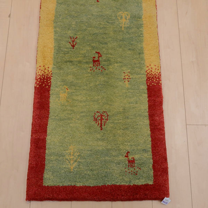 【オーダーメイド受付中】イラン　シラーズ産　ギャッベ 　（br-11632）