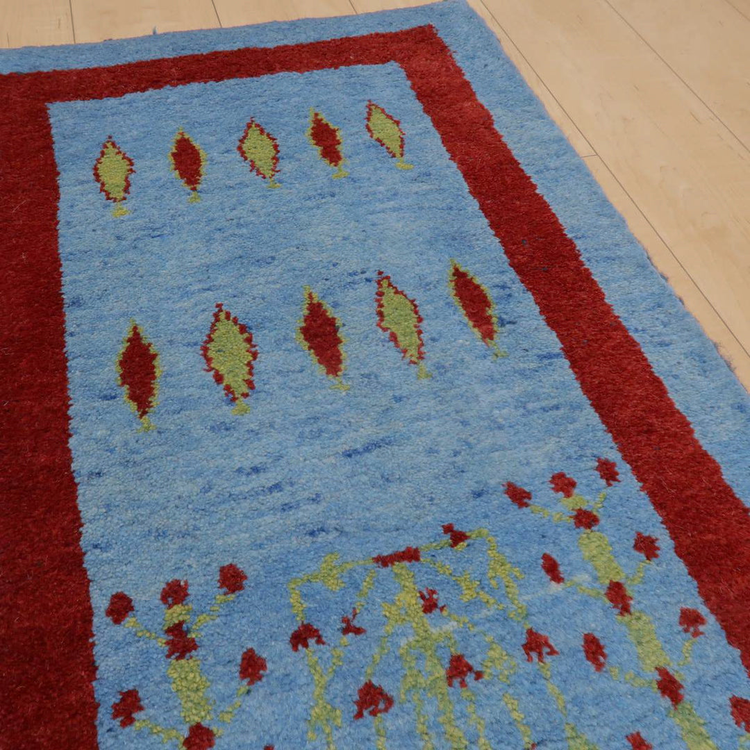 【オーダーメイド受付中】イラン　シラーズ産　ギャッベ 　（br-11635）