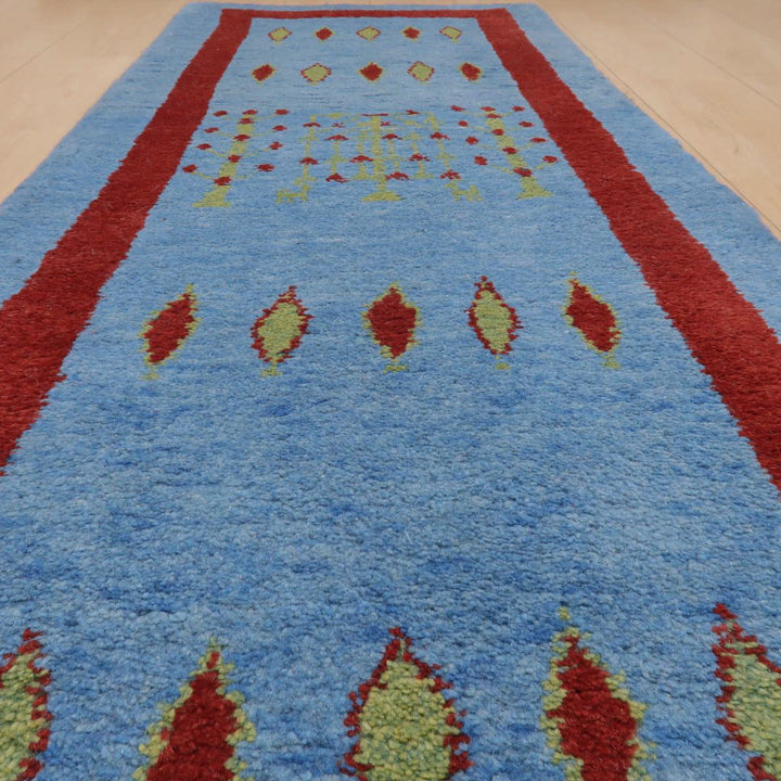 【オーダーメイド受付中】イラン　シラーズ産　ギャッベ 　（br-11635）