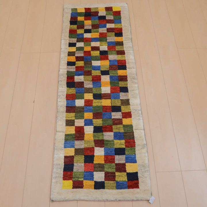 【オーダーメイド受付中】イラン　シラーズ産　ギャッベ 　（br-11641）