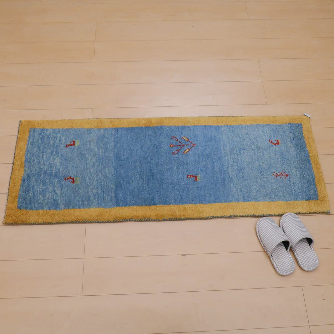 【オーダーメイド受付中】イラン　シラーズ産　ギャッベ 　（br-11642）