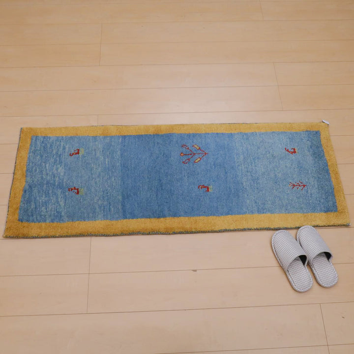 【オーダーメイド受付中】イラン　シラーズ産　ギャッベ 　（br-11642）