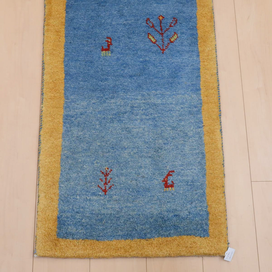 【オーダーメイド受付中】イラン　シラーズ産　ギャッベ 　（br-11642）