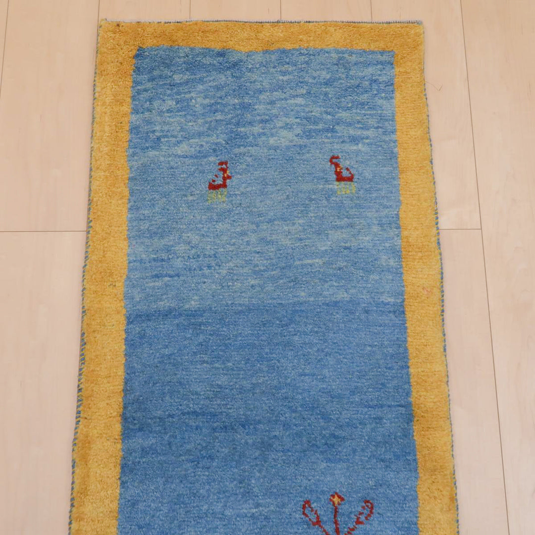 【オーダーメイド受付中】イラン　シラーズ産　ギャッベ 　（br-11642）