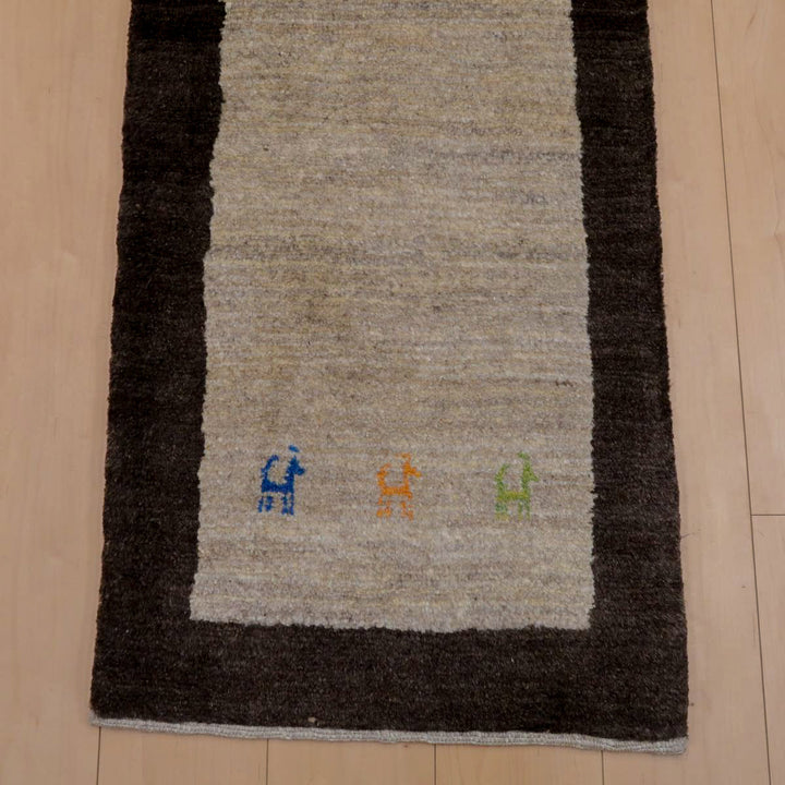 【オーダーメイド受付中】イラン　シラーズ産　ギャッベ 　（br-11643）