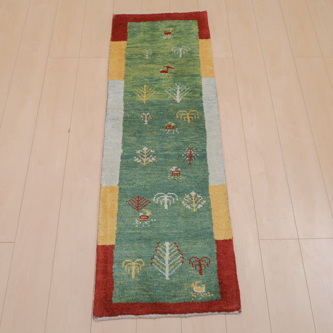 【オーダーメイド受付中】イラン　シラーズ産　ギャッベ 　（br-11645）