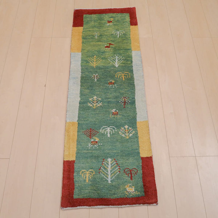 【オーダーメイド受付中】イラン　シラーズ産　ギャッベ 　（br-11645）