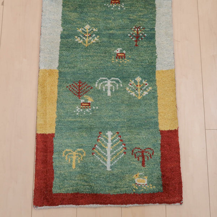 【オーダーメイド受付中】イラン　シラーズ産　ギャッベ 　（br-11645）