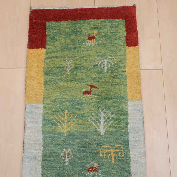 【オーダーメイド受付中】イラン　シラーズ産　ギャッベ 　（br-11645）