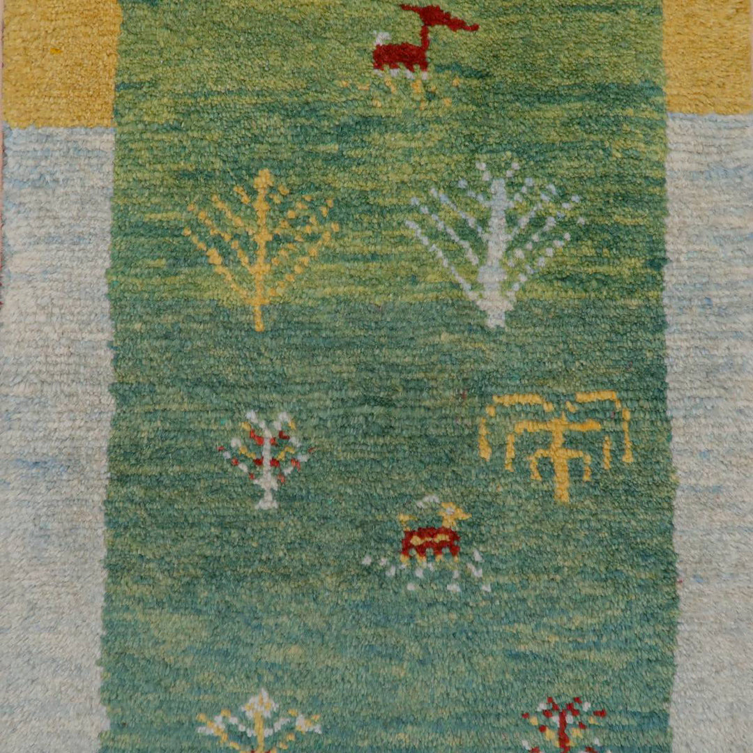 【オーダーメイド受付中】イラン　シラーズ産　ギャッベ 　（br-11645）