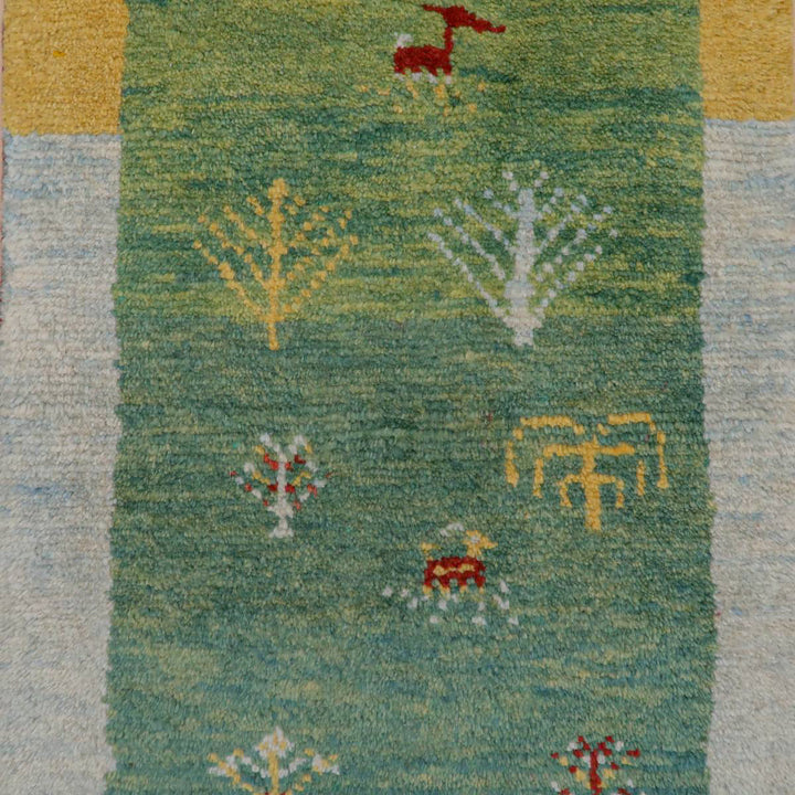 【オーダーメイド受付中】イラン　シラーズ産　ギャッベ 　（br-11645）