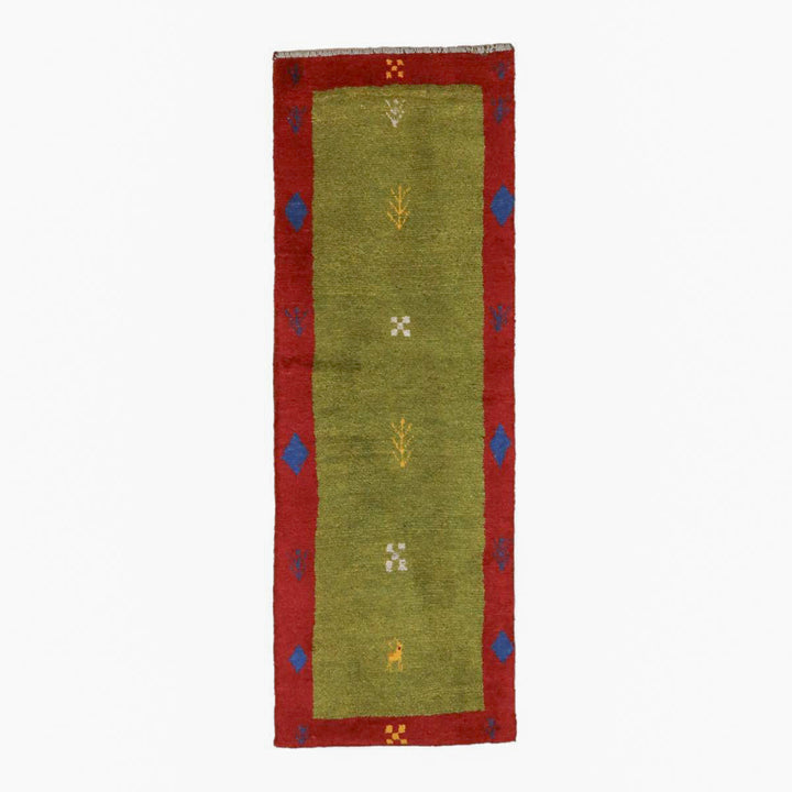 【オーダーメイド受付中】イラン　シラーズ産　ギャッベ 　（br-11659）