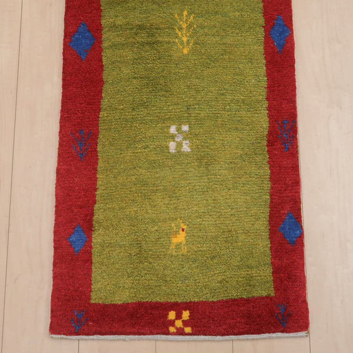 【オーダーメイド受付中】イラン　シラーズ産　ギャッベ 　（br-11659）