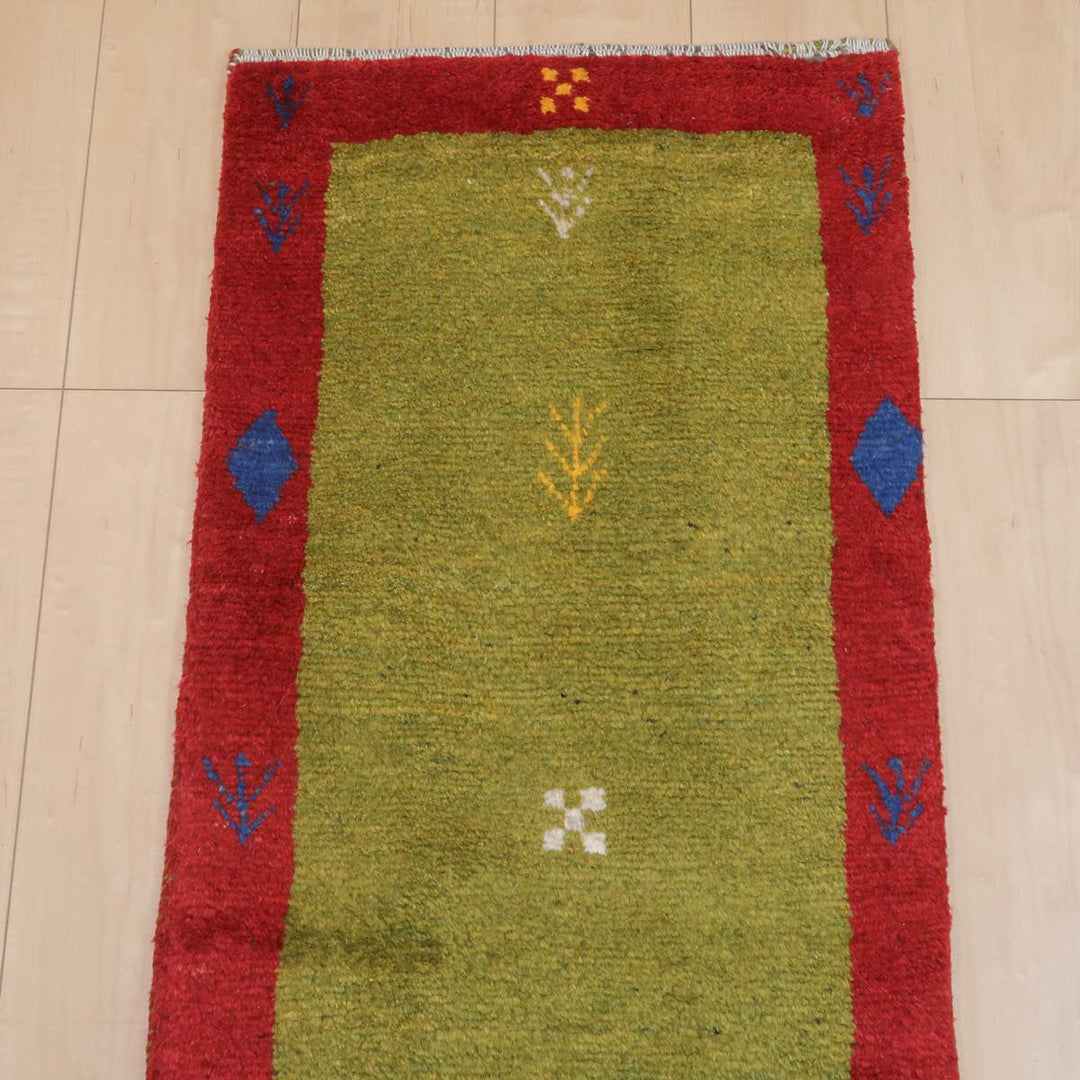 【オーダーメイド受付中】イラン　シラーズ産　ギャッベ 　（br-11659）