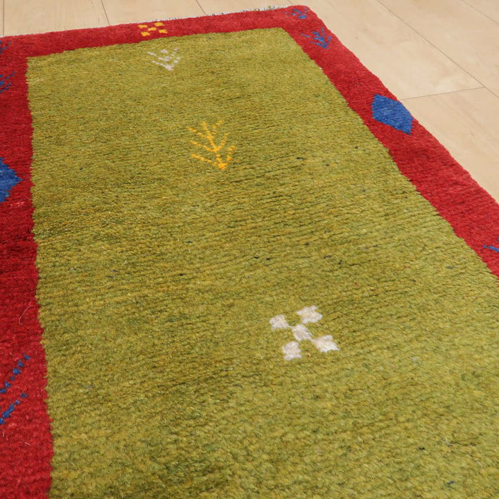 【オーダーメイド受付中】イラン　シラーズ産　ギャッベ 　（br-11659）