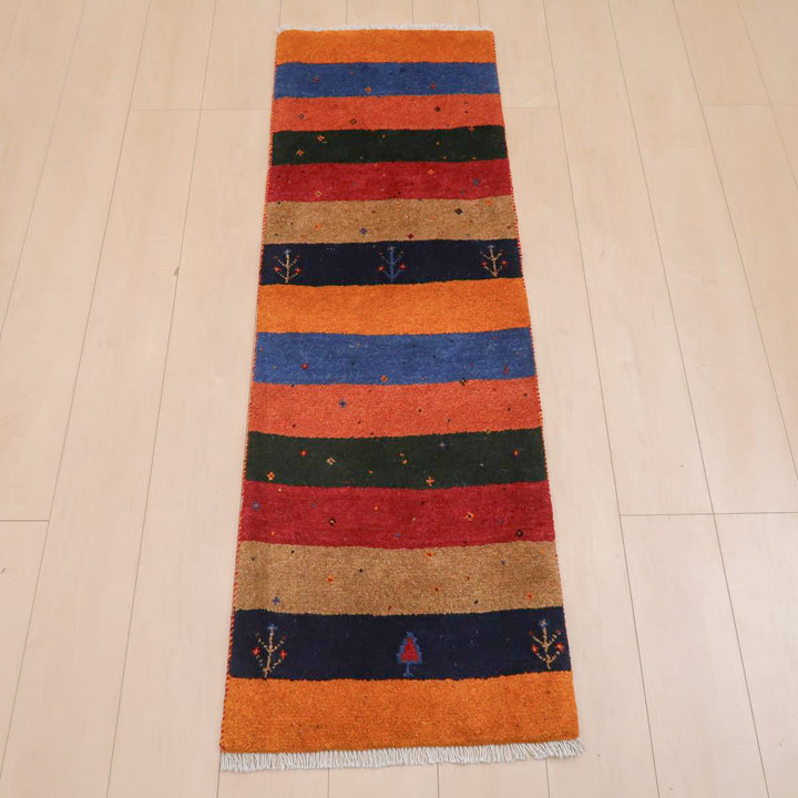 【オーダーメイド受付中】イラン　シラーズ産　ギャッベ 　（br-11660）