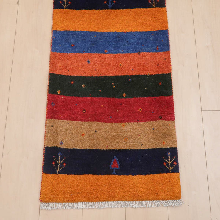 【オーダーメイド受付中】イラン　シラーズ産　ギャッベ 　（br-11660）