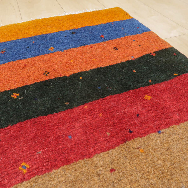 【オーダーメイド受付中】イラン　シラーズ産　ギャッベ 　（br-11660）