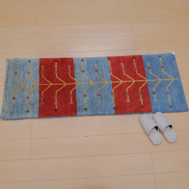 【オーダーメイド受付中】イラン　シラーズ産　ギャッベ 　（br-11662）