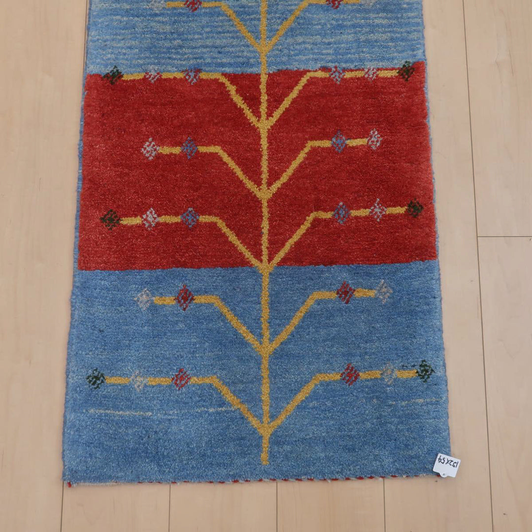 【オーダーメイド受付中】イラン　シラーズ産　ギャッベ 　（br-11662）