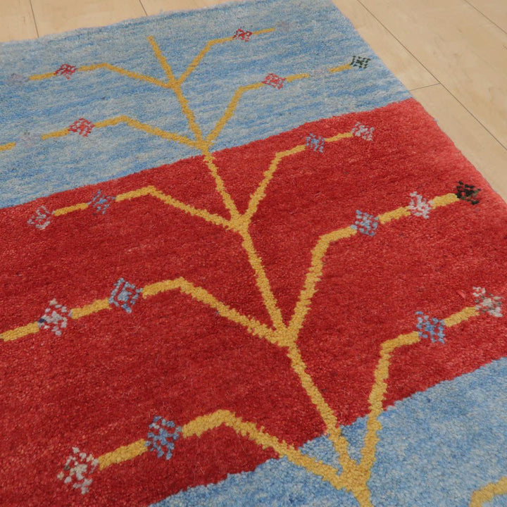 【オーダーメイド受付中】イラン　シラーズ産　ギャッベ 　（br-11662）