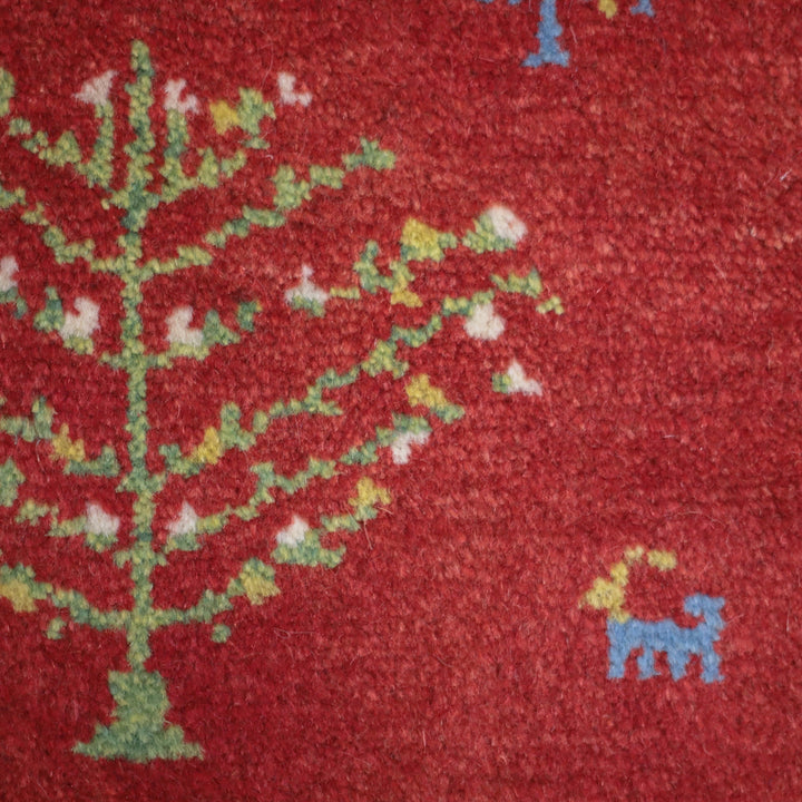 【オーダーメイド受付中】イラン　シラーズ産　ギャッベ 　（br-12463）