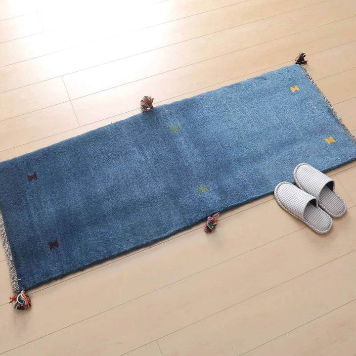 【オーダーメイド受付中】イラン　シラーズ産　ギャッベ 　（br-60921）