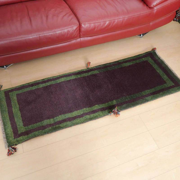 【オーダーメイド受付中】イラン　シラーズ産　ギャッベ 　（br-64428）