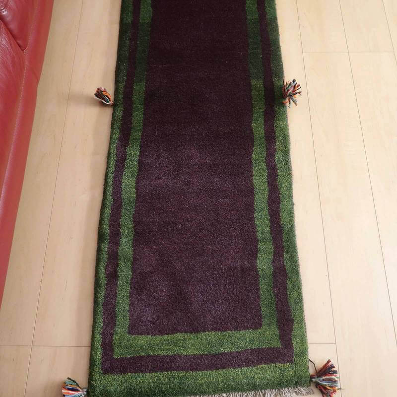 【オーダーメイド受付中】イラン　シラーズ産　ギャッベ 　（br-64428）