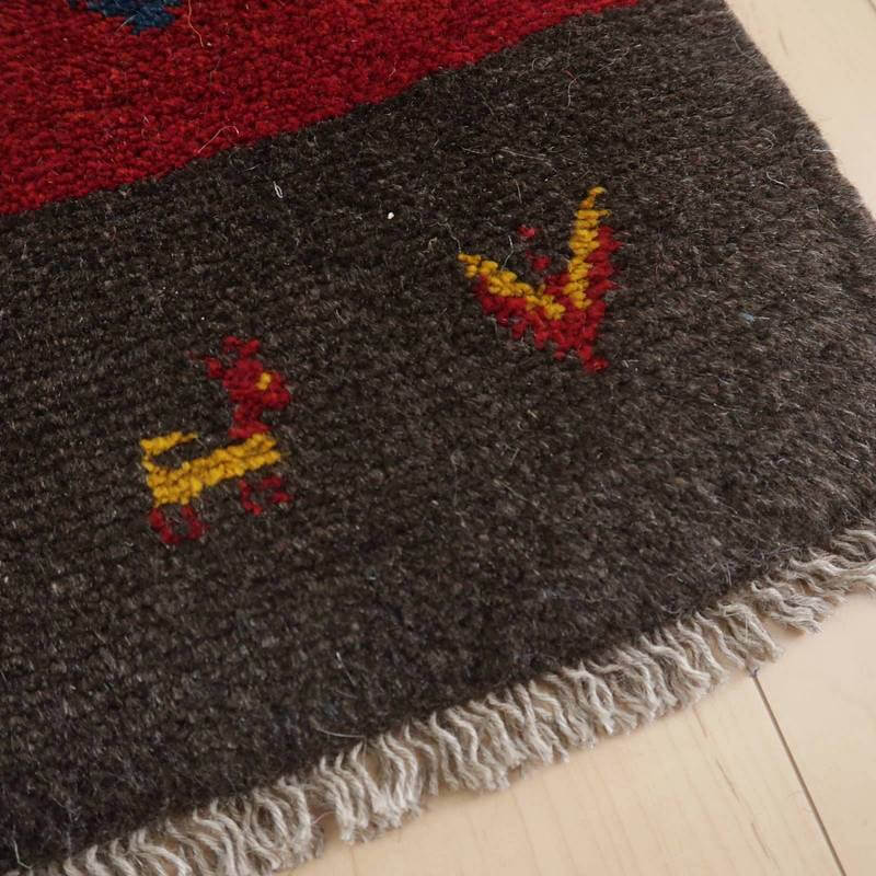 【オーダーメイド受付中】イラン　シラーズ産　ギャッベ 　（br-65023）