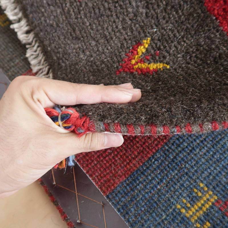 【オーダーメイド受付中】イラン　シラーズ産　ギャッベ 　（br-65023）