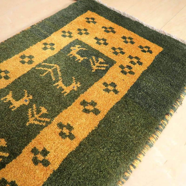 【オーダーメイド受付中】イラン　シラーズ産　ギャッベ 　（br-68091）