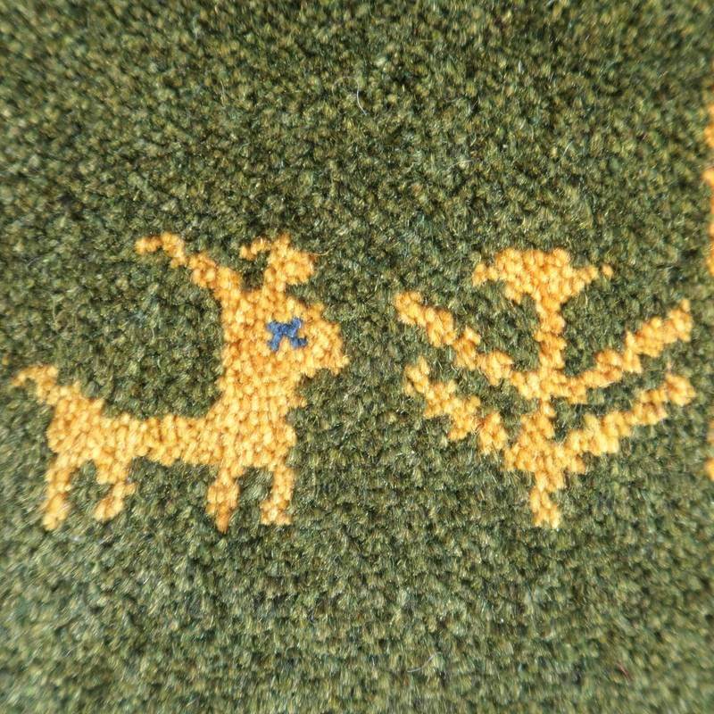 【オーダーメイド受付中】イラン　シラーズ産　ギャッベ 　（br-68091）