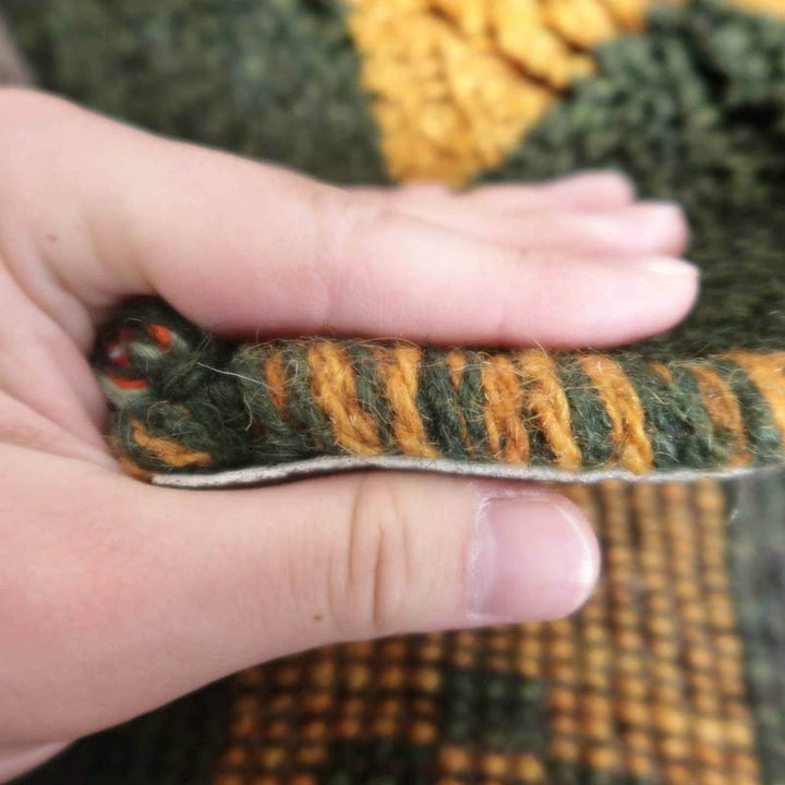 【オーダーメイド受付中】イラン　シラーズ産　ギャッベ 　（br-68091）