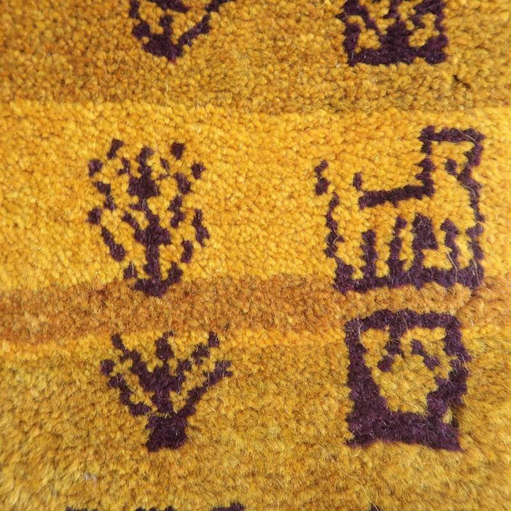 【オーダーメイド受付中】イラン　シラーズ産　ギャッベ 　（br-68898）