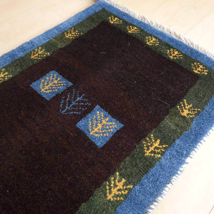 【オーダーメイド受付中】イラン　シラーズ産　ギャッベ 　（br-69074）