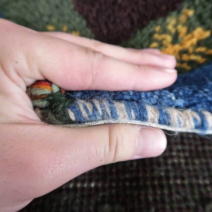 【オーダーメイド受付中】イラン　シラーズ産　ギャッベ 　（br-69074）