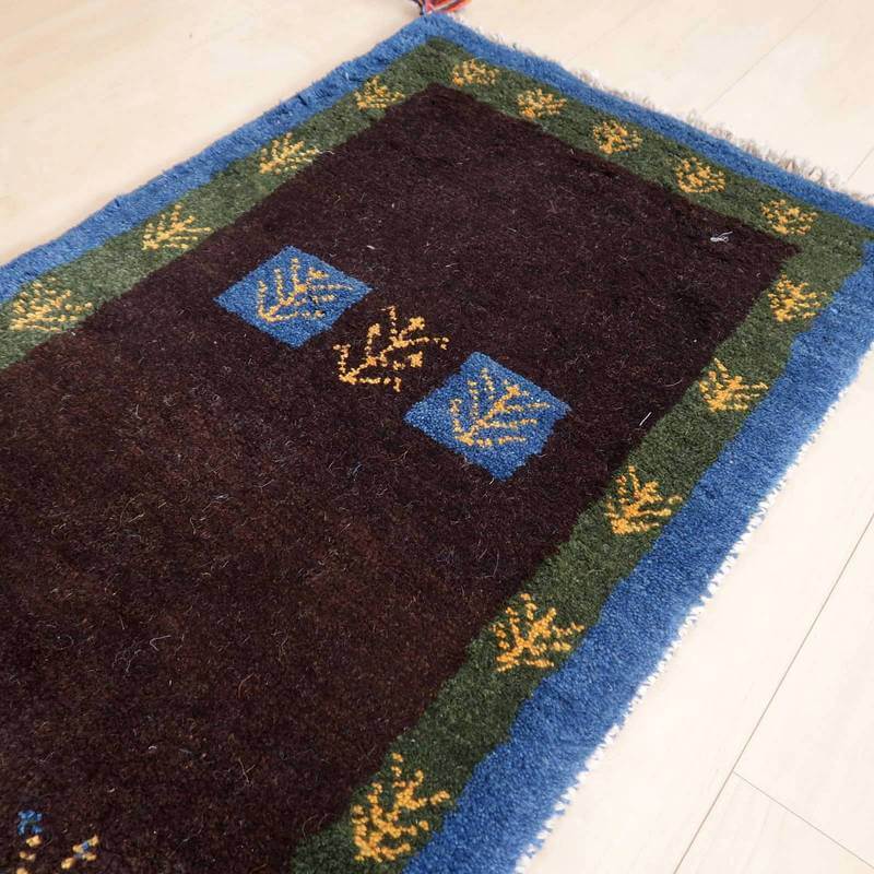 【オーダーメイド受付中】イラン　シラーズ産　ギャッベ 　（br-70279）